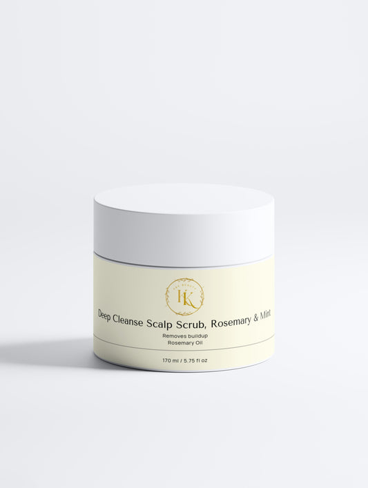 Deep Cleanse Scalp Scrub, Rosemary & Mint